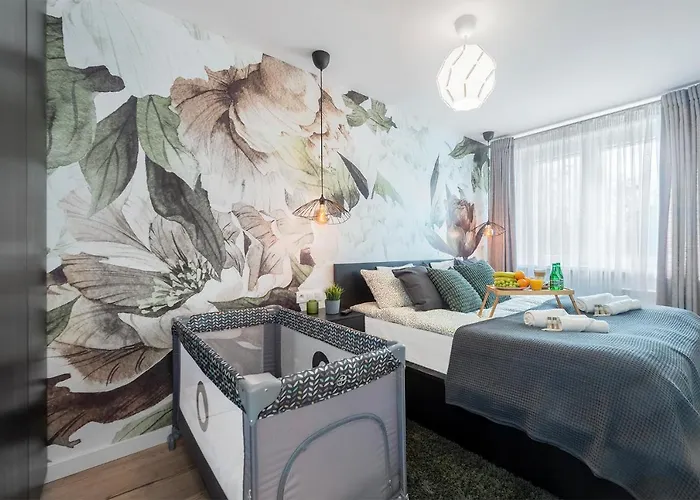 Apartamento Golden Sands - Winda, 2 Sypialnie Oraz Salon, łóżeczko Turystyczne, Balkon, Play Station 5, Ekspress Do Kawy, Atlas Arena, Zoo, Fala