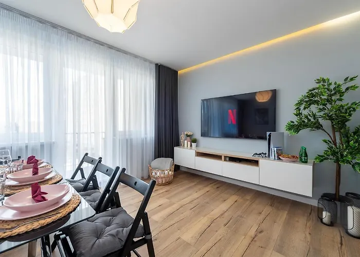 Golden Sands - Winda, 2 Sypialnie Oraz Salon, łóżeczko Turystyczne, Balkon, Play Station 5, Ekspress Do Kawy, Atlas Arena, Zoo, Fala * Łódź